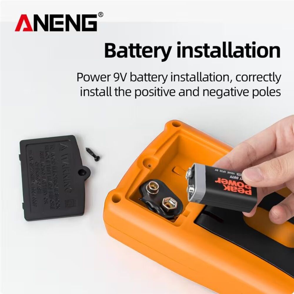 ANENG DM850 Auto Ranging Digital Multimeter AC/DC Voltage Current Ohm W/Battery - Picture 9 of 12